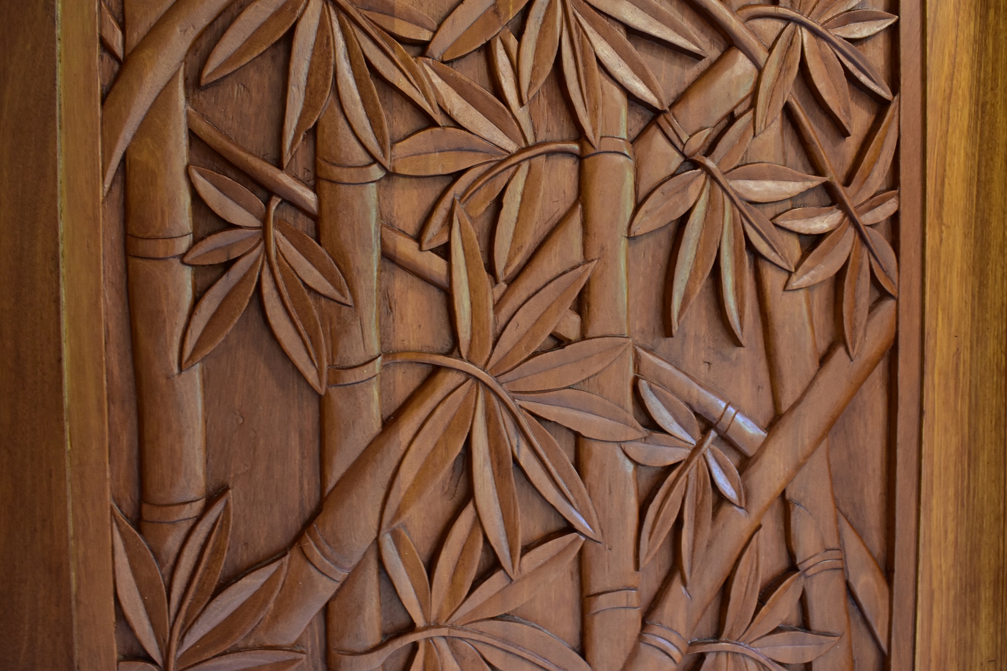 Lehua Room Carved Door